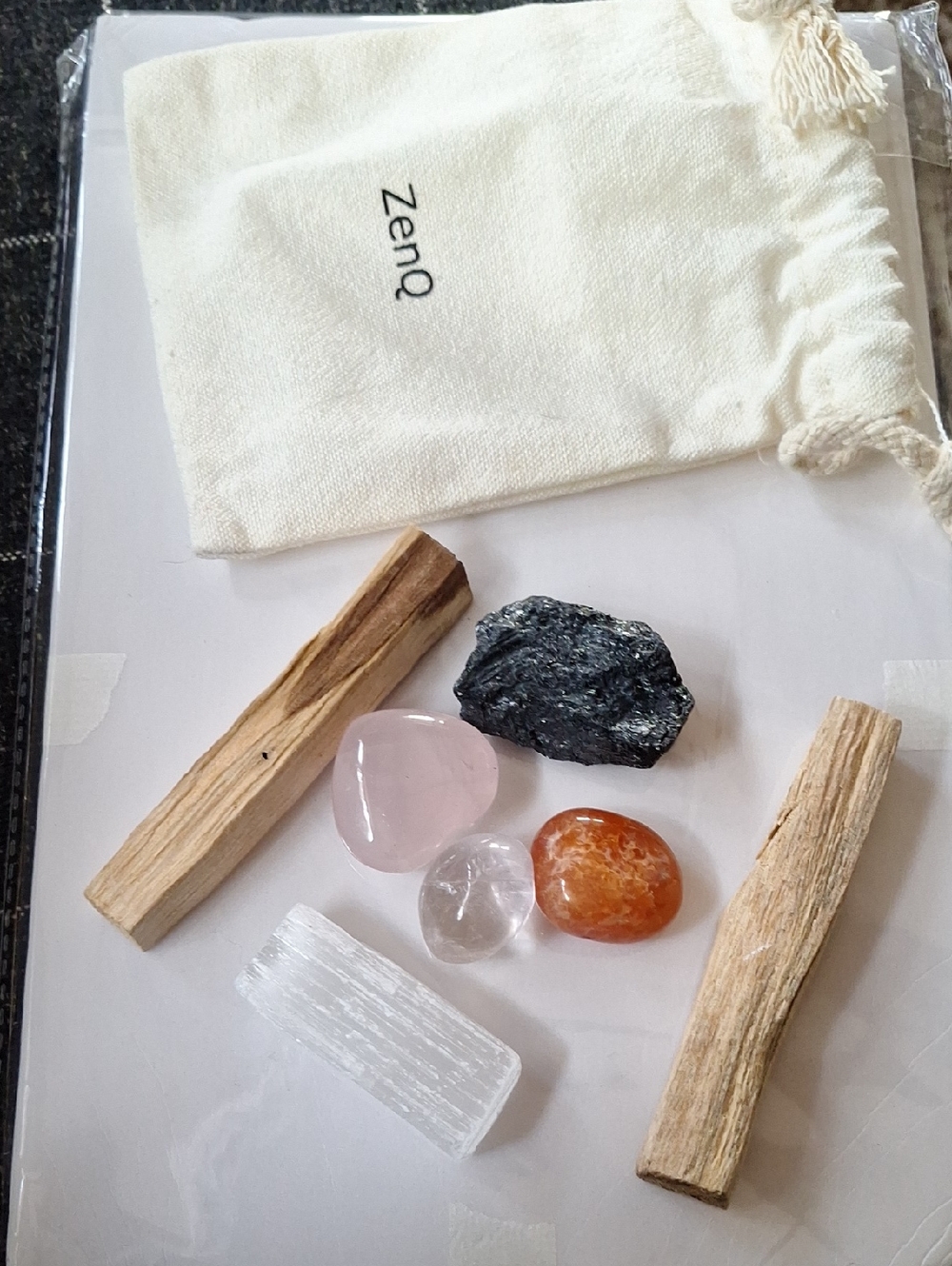 White Crystal Cleansing & Healing Stone Set